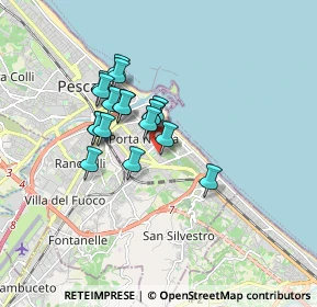 Mappa Via Elettra, 65126 Pescara PE, Italia (1.34167)