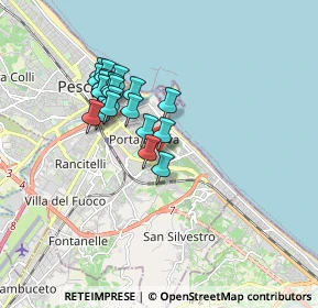 Mappa Via Elettra, 65126 Pescara PE, Italia (1.498)