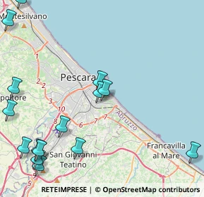 Mappa Via Elettra, 65126 Pescara PE, Italia (6.23733)