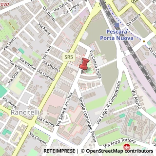 Mappa Via Cetteo Ciglia, 54, 65128 Pescara, Pescara (Abruzzo)