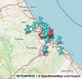 Mappa Via Fonzi G., 65010 Spoltore PE, Italia (8.87647)