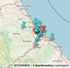 Mappa Via Fonzi G., 65010 Spoltore PE, Italia (6.63231)