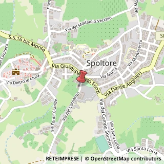 Mappa Via del Convento, 10, 65010 Spoltore, Pescara (Abruzzo)