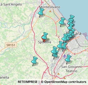 Mappa Via Fonzi G., 65010 Spoltore PE, Italia (4.24056)