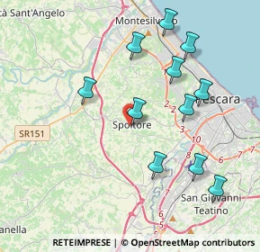 Mappa Via Fonzi G., 65010 Spoltore PE, Italia (4.20636)