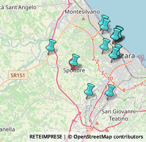 Mappa Via Fonzi G., 65010 Spoltore PE, Italia (4.52133)