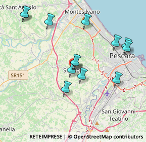 Mappa Via Fonzi G., 65010 Spoltore PE, Italia (4.11077)