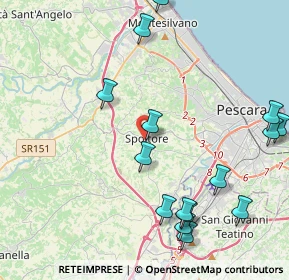 Mappa Via Fonzi G., 65010 Spoltore PE, Italia (5.302)