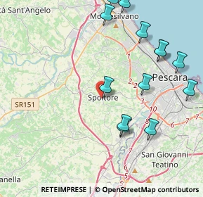 Mappa Via Fonzi G., 65010 Spoltore PE, Italia (5.25643)