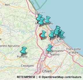 Mappa Via Fonzi G., 65010 Spoltore PE, Italia (5.85125)