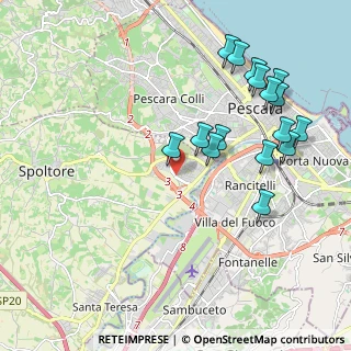 Mappa Via Federico Fellini, 65010 Pescara PE, Italia (2.27813)
