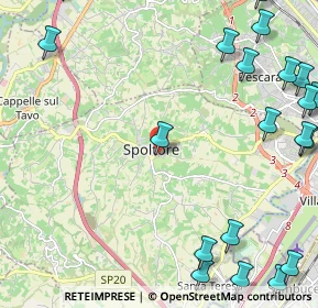 Mappa Via Ulderico de Cesaris, 65010 Spoltore PE, Italia (3.5435)