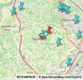 Mappa Via Ulderico de Cesaris, 65010 Spoltore PE, Italia (2.78636)