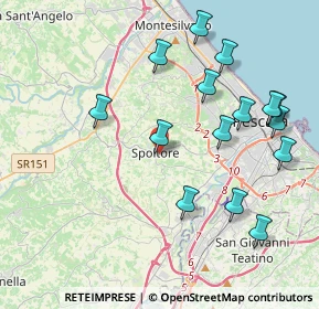Mappa Via Ulderico de Cesaris, 65010 Spoltore PE, Italia (4.55333)