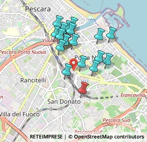 Mappa Via Seneca, 65127 Pescara PE, Italia (0.7835)