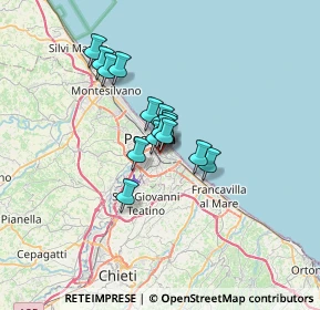 Mappa Via Seneca, 65127 Pescara PE, Italia (4.40667)