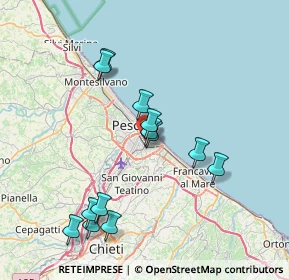 Mappa Via Seneca, 65127 Pescara PE, Italia (7.68154)