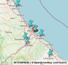 Mappa Via dei Pretuzi, 65127 Pescara PE, Italia (20.15545)