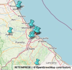 Mappa Via Amiterno, 65127 Pescara PE, Italia (12.96727)