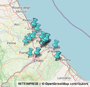 Mappa Via Amiterno, 65127 Pescara PE, Italia (8.612)