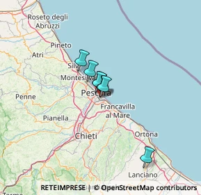 Mappa Via Amiterno, 65127 Pescara PE, Italia (23.15273)