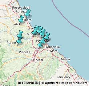Mappa Via Amiterno, 65127 Pescara PE, Italia (11.21091)