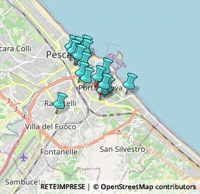 Mappa Via dei Pretuzi, 65127 Pescara PE, Italia (1.18)