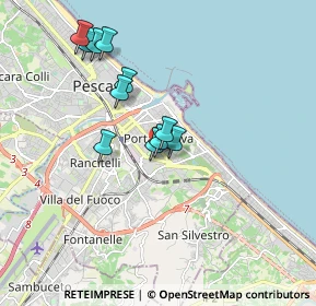 Mappa Via Amiterno, 65127 Pescara PE, Italia (1.60636)