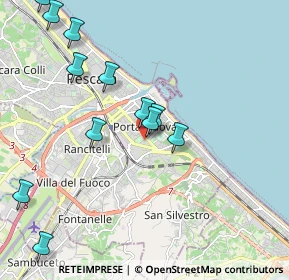 Mappa Via dei Pretuzi, 65127 Pescara PE, Italia (2.34833)