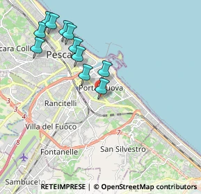 Mappa Via Amiterno, 65127 Pescara PE, Italia (2.13909)