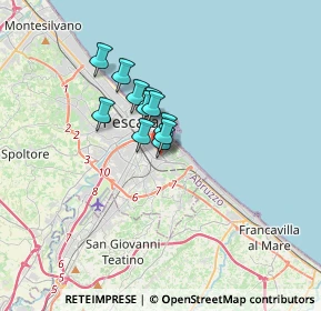 Mappa Via Amiterno, 65127 Pescara PE, Italia (2.00727)