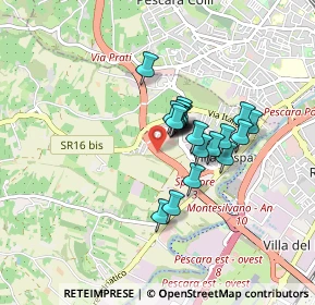 Mappa Strada Statale Tangenziale di Pescara, 65010 Spoltore PE, Italia (0.6195)