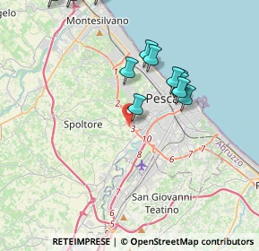 Mappa Strada Statale Tangenziale di Pescara, 65010 Spoltore PE, Italia (4.27833)