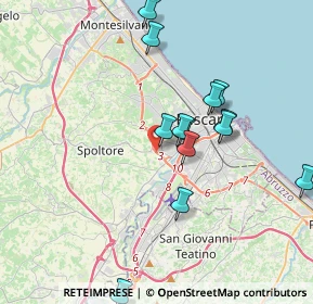 Mappa Strada Statale Tangenziale di Pescara, 65010 Spoltore PE, Italia (3.76538)