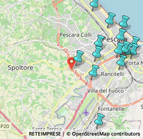 Mappa Strada Statale Tangenziale di Pescara, 65010 Spoltore PE, Italia (2.67333)