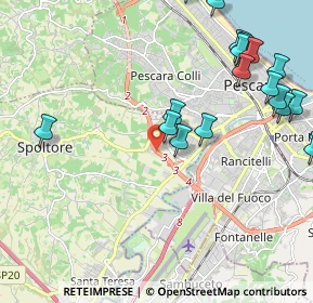 Mappa Strada Statale Tangenziale di Pescara, 65010 Spoltore PE, Italia (2.76684)