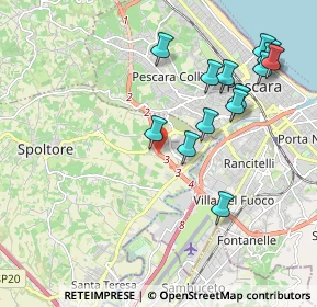 Mappa Strada Statale Tangenziale di Pescara, 65010 Spoltore PE, Italia (2.24929)