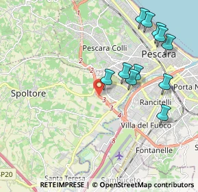 Mappa Strada Statale Tangenziale di Pescara, 65010 Spoltore PE, Italia (2.28182)