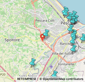 Mappa Strada Statale Tangenziale di Pescara, 65010 Spoltore PE, Italia (2.96188)