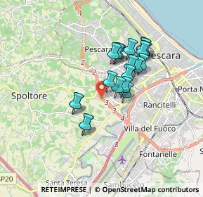 Mappa Strada Statale Tangenziale di Pescara, 65010 Spoltore PE, Italia (1.439)