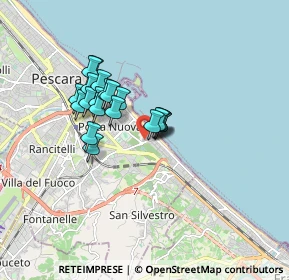 Mappa Largo Gardone Riviera, 65126 Pescara PE, Italia (1.334)