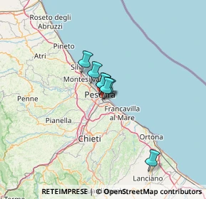Mappa Via Omero, 65127 Pescara PE, Italia (22.97091)