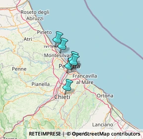 Mappa Via Gabriele D'Annunzio, 65127 Pescara PE, Italia (30.63571)