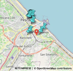Mappa Via Gabriele D'Annunzio, 65127 Pescara PE, Italia (1.754)