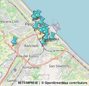Mappa Via Gabriele D'Annunzio, 65127 Pescara PE, Italia (1.34)