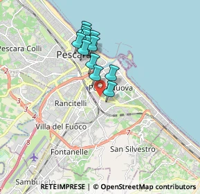 Mappa Via Gabriele D'Annunzio, 65127 Pescara PE, Italia (1.53923)