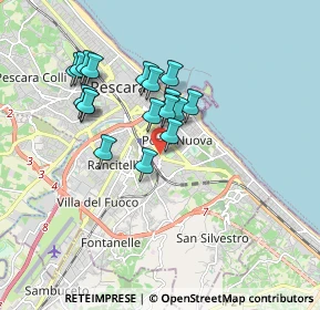 Mappa Via Gabriele D'Annunzio, 65127 Pescara PE, Italia (1.56444)