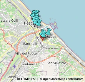 Mappa Via Omero, 65127 Pescara PE, Italia (1.55077)