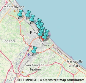 Mappa Via Gabriele D'Annunzio, 65127 Pescara PE, Italia (2.49333)