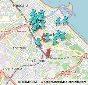 Mappa Via Gabriele D'Annunzio, 65127 Pescara PE, Italia (0.7865)